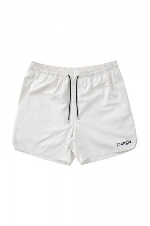 Young LA 131 The Finest Shorts White | Australia URKYD-2384