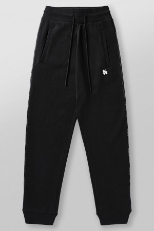 Young LA 2006 - Piping Collection - Joggers Black | Australia EBJKC-3278