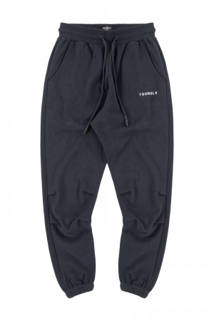 Young LA 210 Kick-Back Joggers Dark Grey | Australia ZIVSX-6410