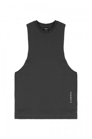 Young LA 317 Delt Tanks Grey | Australia BQIKP-9068