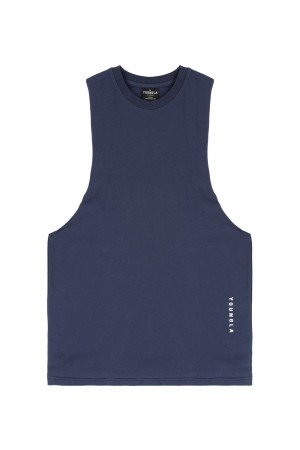 Young LA 317 Delt Tanks Navy | Australia HKLDI-2074