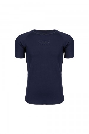 Young LA 403 Elite Tees Navy | Australia ADSWU-4173