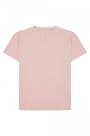 Young LA 466 Tailored Tees Pink | Australia JQDEX-1534
