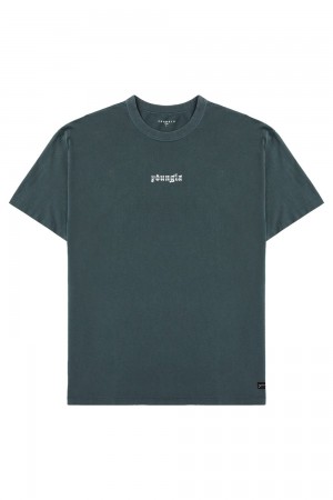 Young LA 471 Chrome Tees Teal | Australia YNTEZ-8360