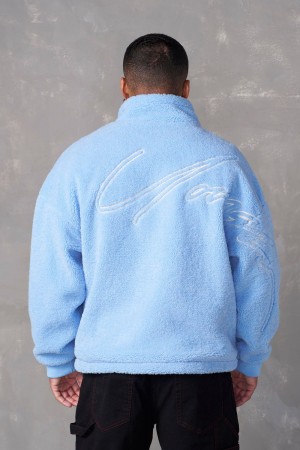 Young LA 537 - Teddy Signature Jackets Blue | Australia RKHTG-4237