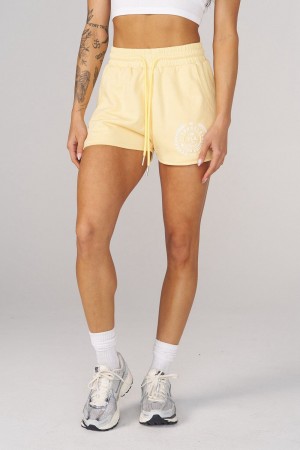Young LA W138 Court Shorts Yellow | Australia MNQJH-9702