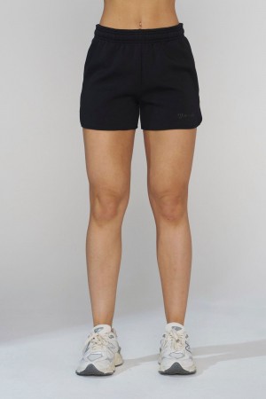 Young LA W140 Scuba Shorts Black | Australia EFXLP-2834