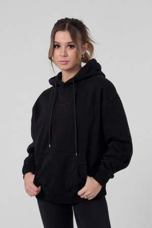 Young LA W518 - Minimal Hoodie Black | Australia JAIOT-5067