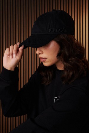 Young LA W902 - Urban Dad Hat Black | Australia IDGYF-1807
